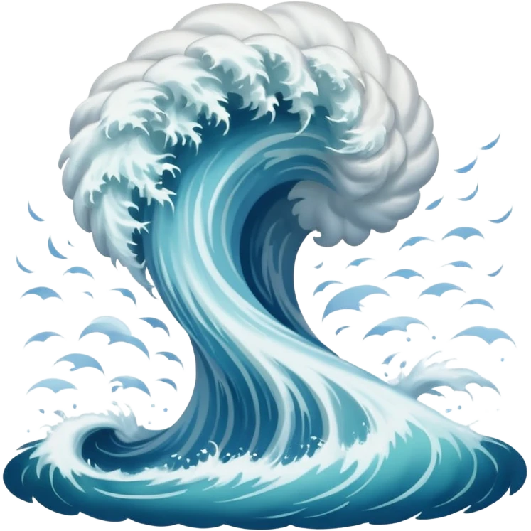 Tornado Tsunami emoji