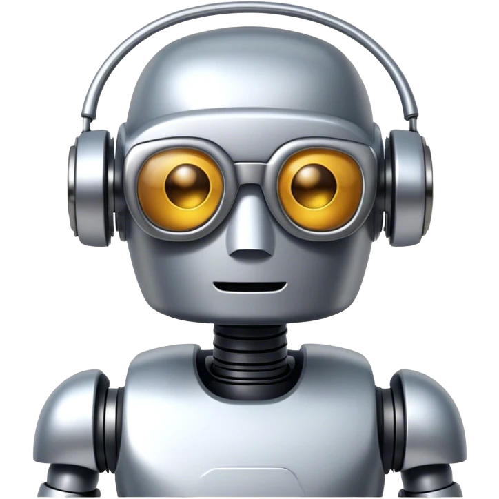 robot with glasses emoji