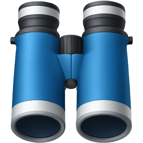 blue binoculars emoji