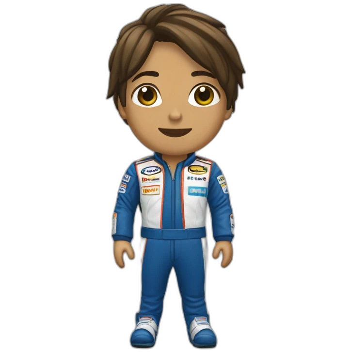 Mariana piloto de kart emoji
