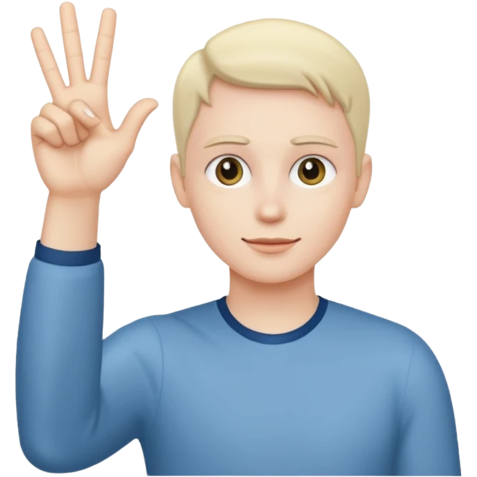 Make a YVL hand emoji doing the YVL hand signal emoji