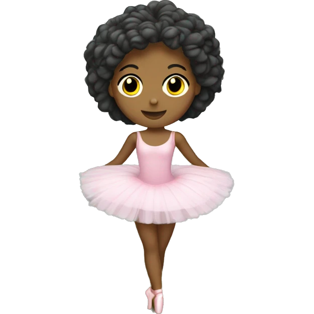 ballerina on a florest emoji