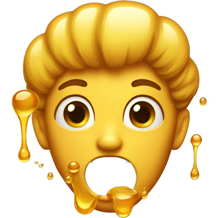 Honey coming out of mouth emoji