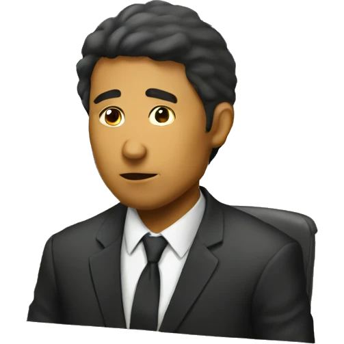 witness in a trial testifying emoji