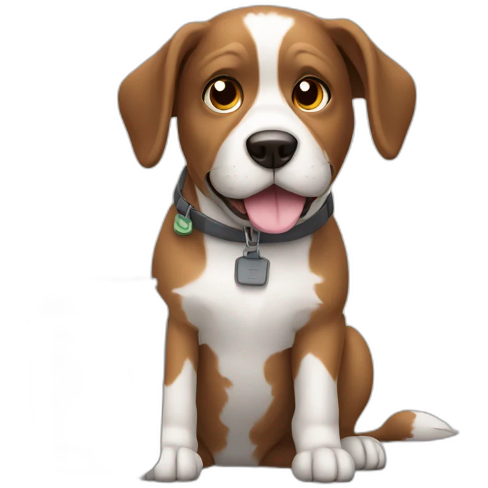 dog wit airpots emoji