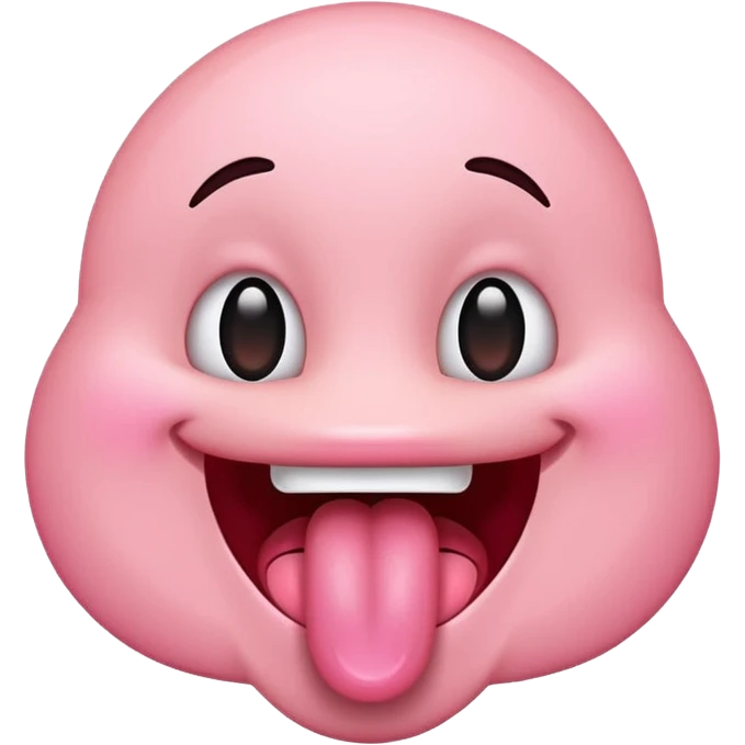 cute pink playful emoji sticking out tongue emoji