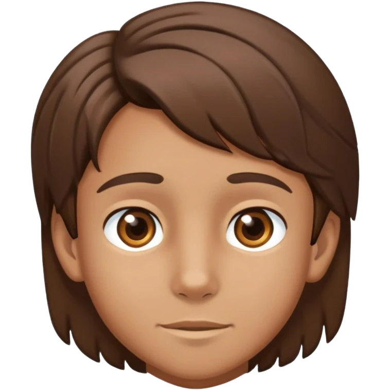 11 year old boy with brown hair and brown eyes  emoji