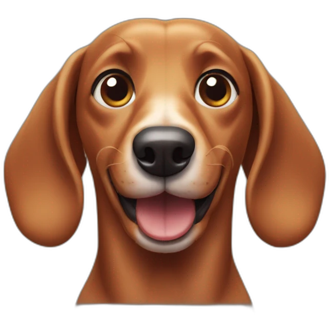 Sausage dog emoji