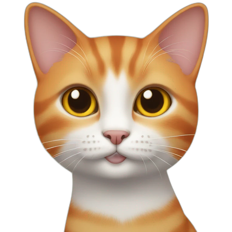 Mimy the cat orange emoji