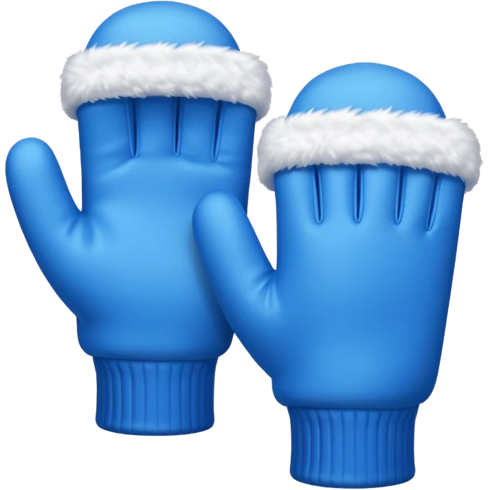 snow gloves emoji