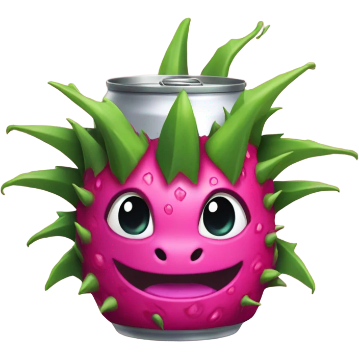 Can with Dragon & Dragonfruit  emoji
