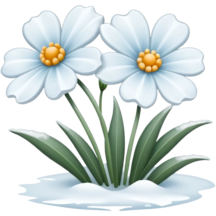 artic flowers  emoji