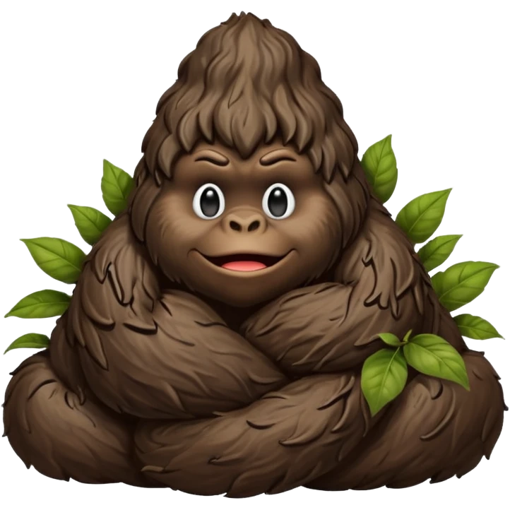 de un pedaso de caca de king kong y ponle de nombre lucy emoji