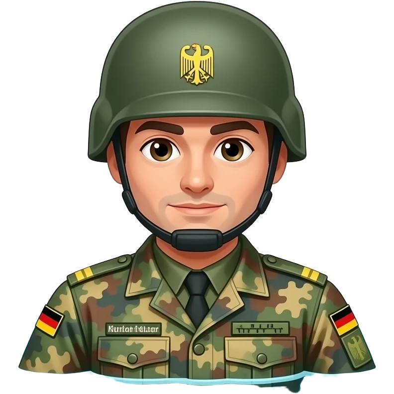 swiming german bundeswehr soldier emoji