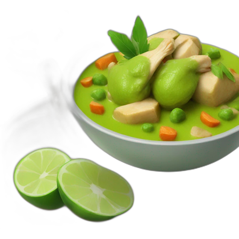 green chicken curry emoji