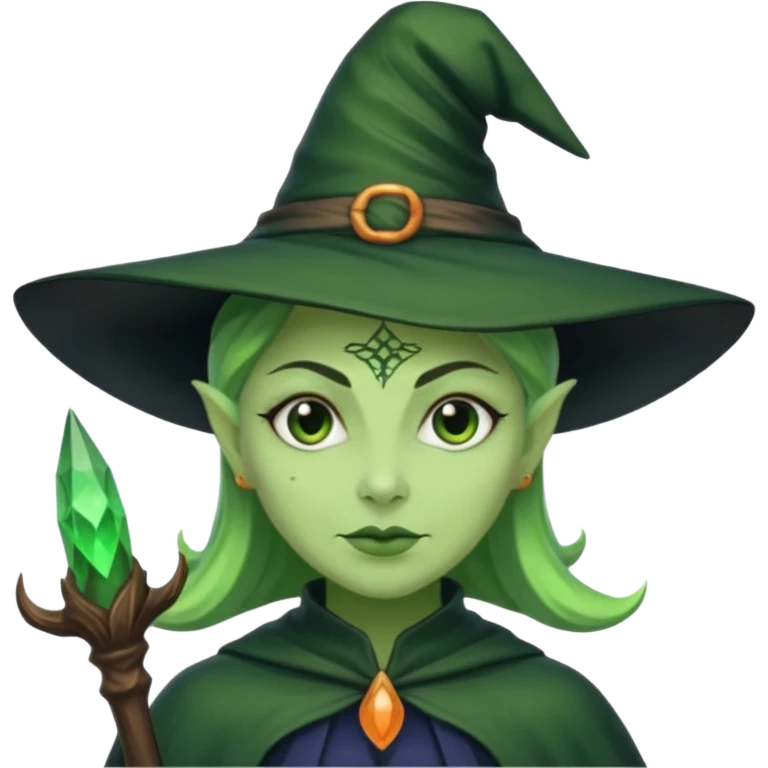 Witch with Green Skin emoji