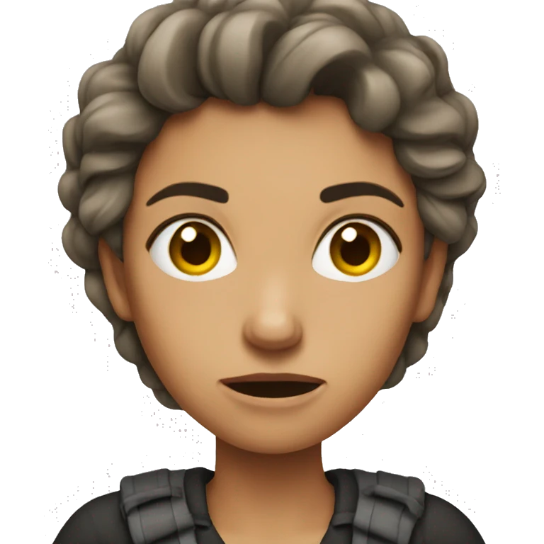 Woman mad emoji