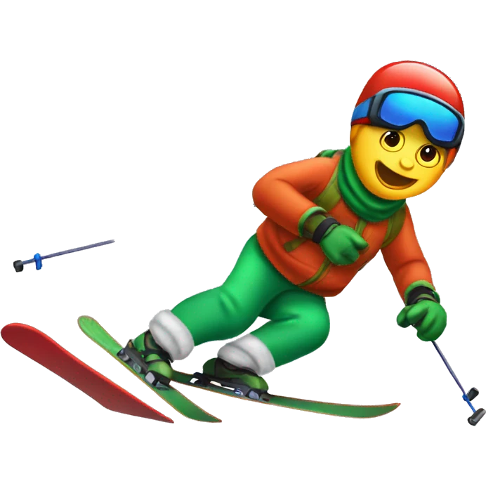 christmas, dinosaur, downhill skiing, cartoon, emoji, transparent background emoji