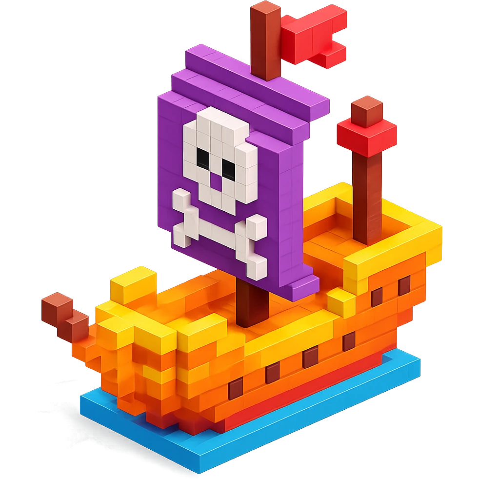 pirate ship emoji