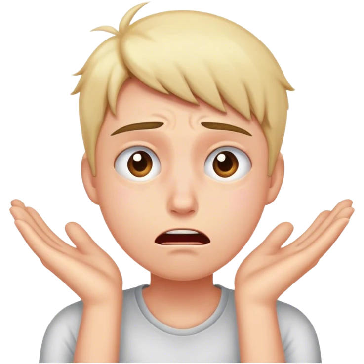 Stressed emoji