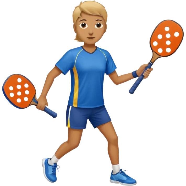 person playing pickleball  emoji