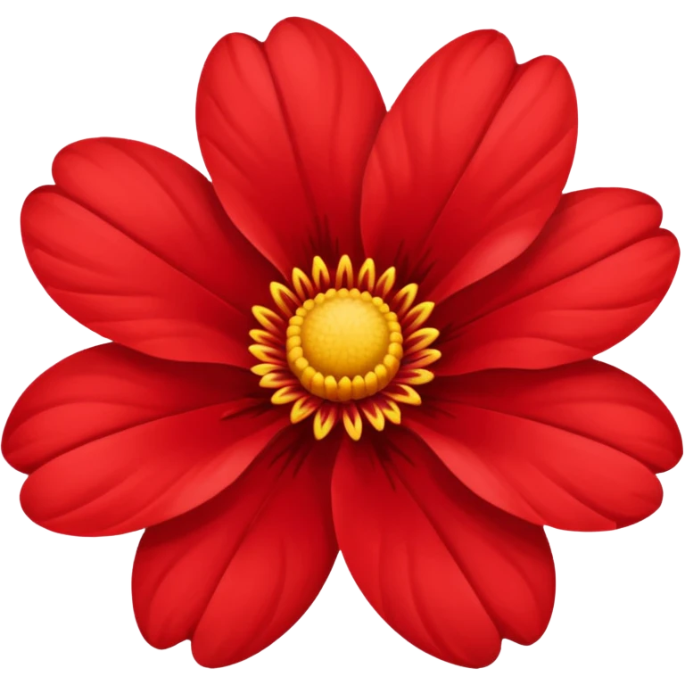 Red flower  emoji