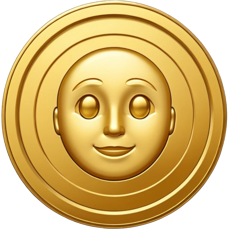 create a gold coin emoji