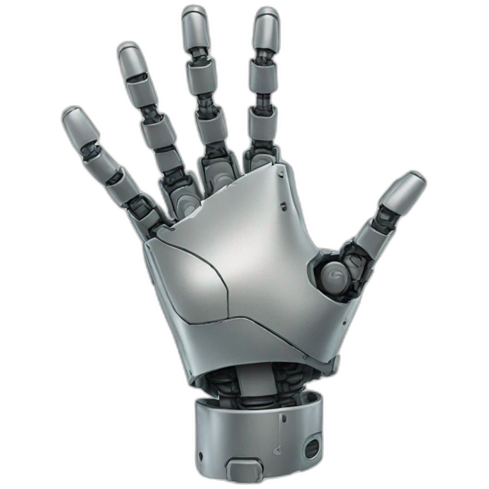 robot hand emoji