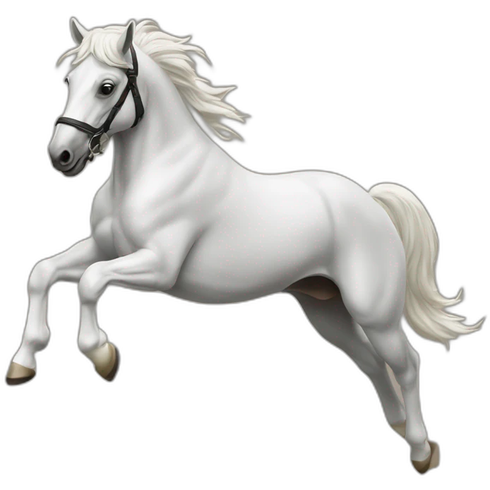 Cheval saut emoji