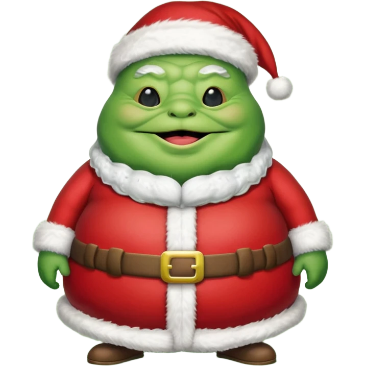 jabba the hutt santa emoji