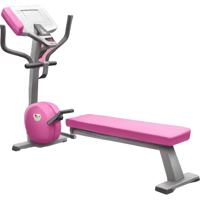 Pink gym  emoji