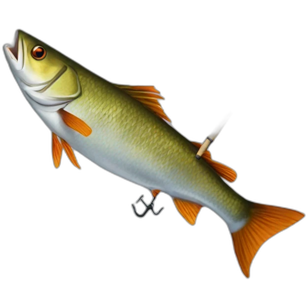 fish-fishing-for-a-human emoji