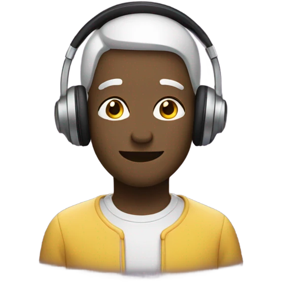 Light with headphones emoji