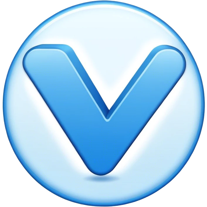 The famous blue checkmark emoji