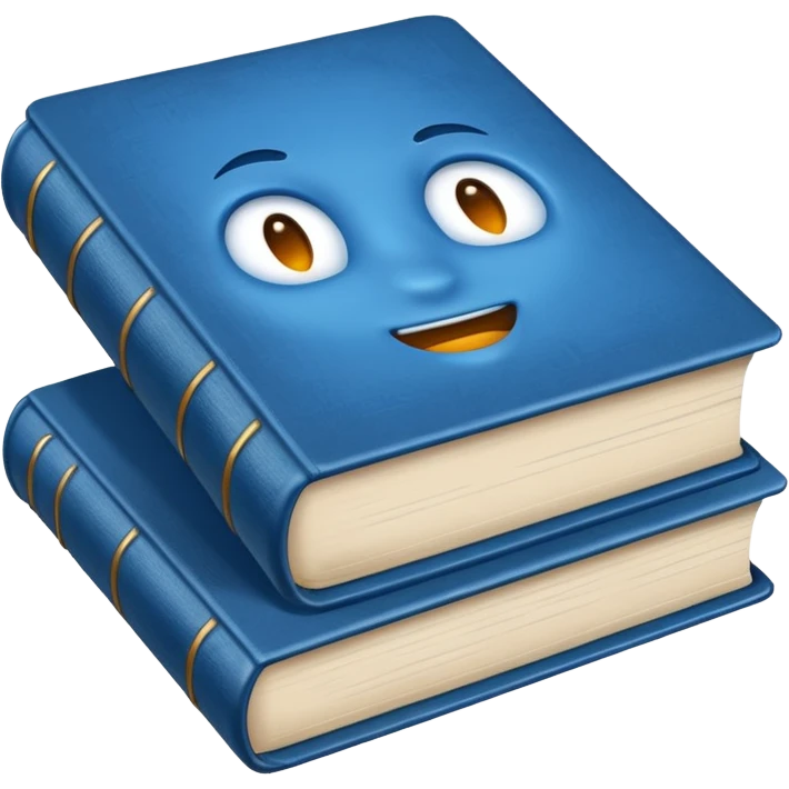 Book Blue emoji