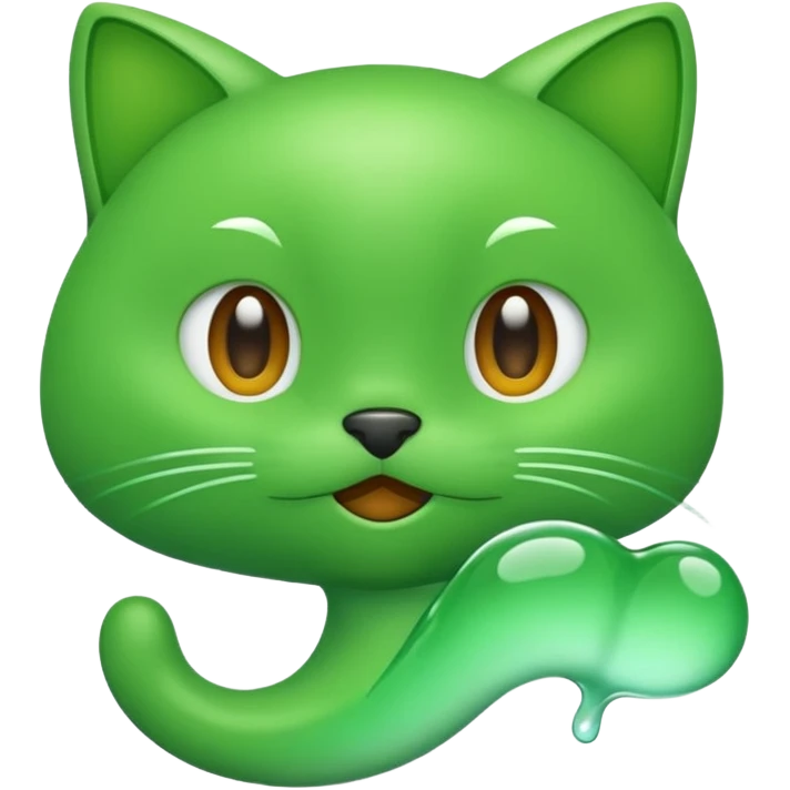 Chat vert emoji