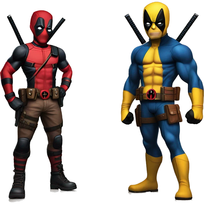 Deadpool and Wolverine's son emoji