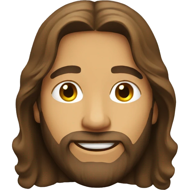 Jesus smiling  emoji
