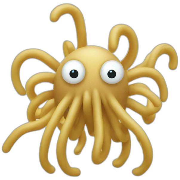 flying spaghetti monster emoji