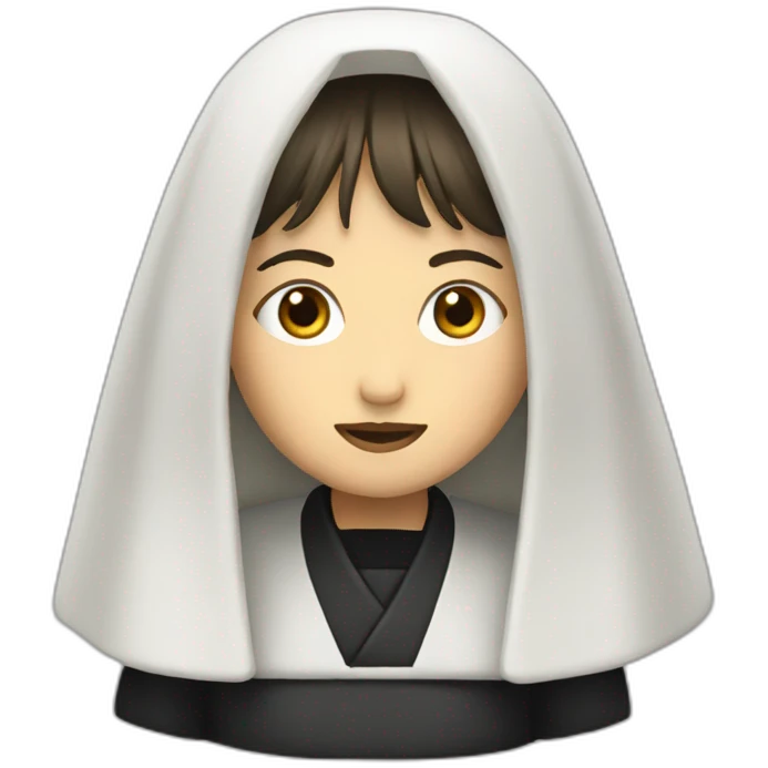 Monja fea emoji