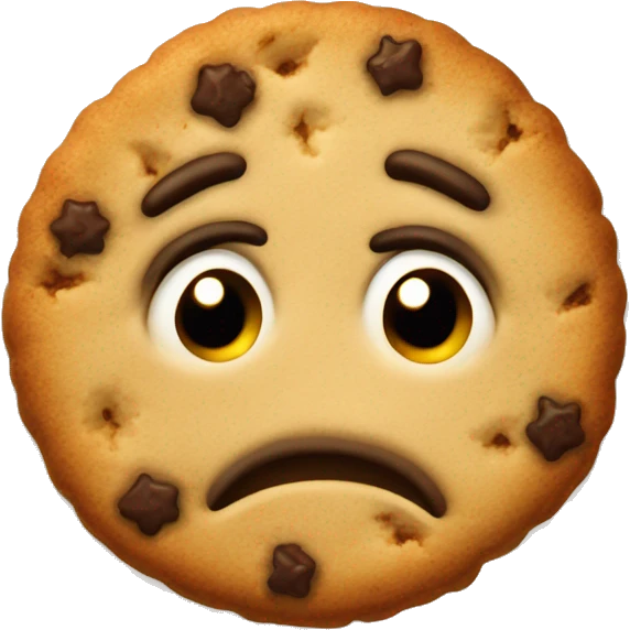 sad cookie emoji