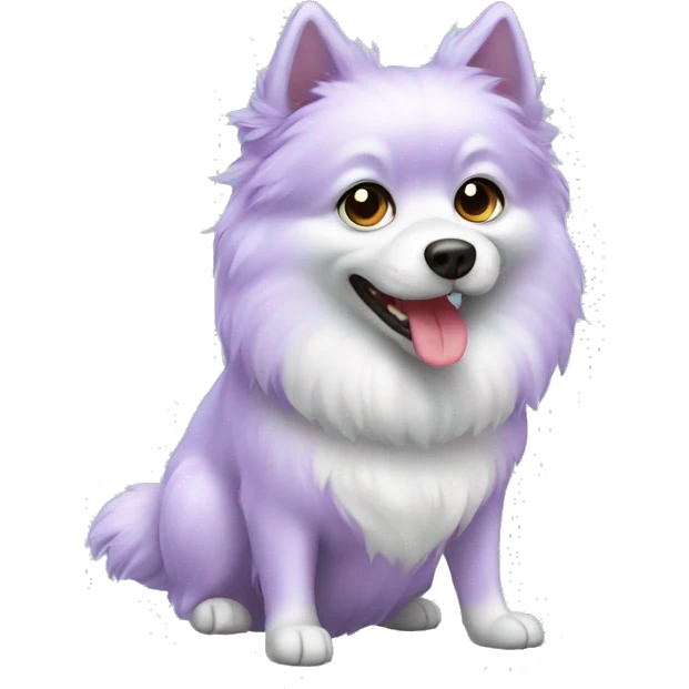 lilac spitz emoji