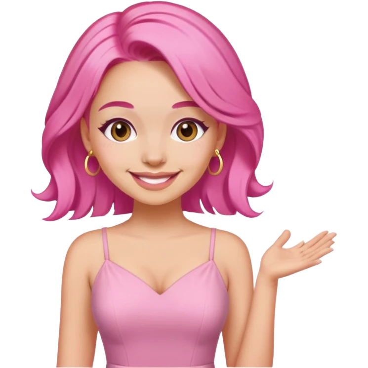 Pink Boujee Barbie  emoji