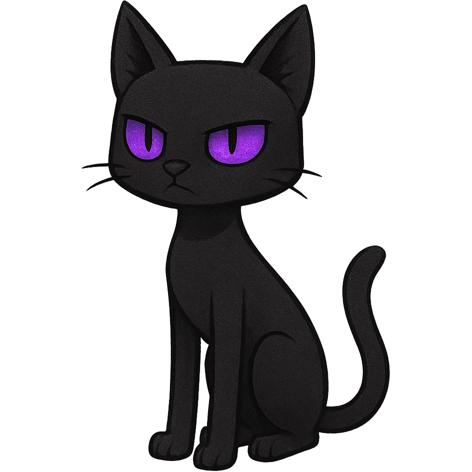 Enderman cat emoji