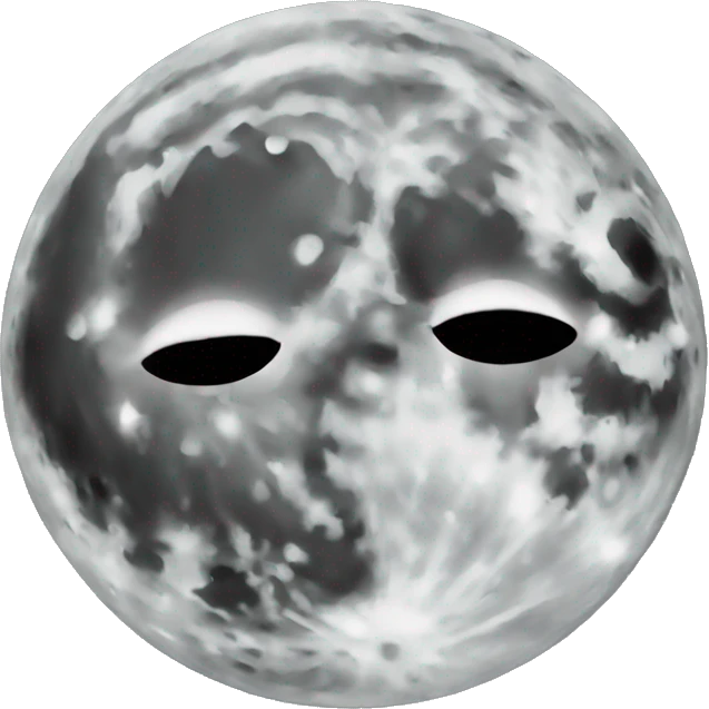 a moon emoji
