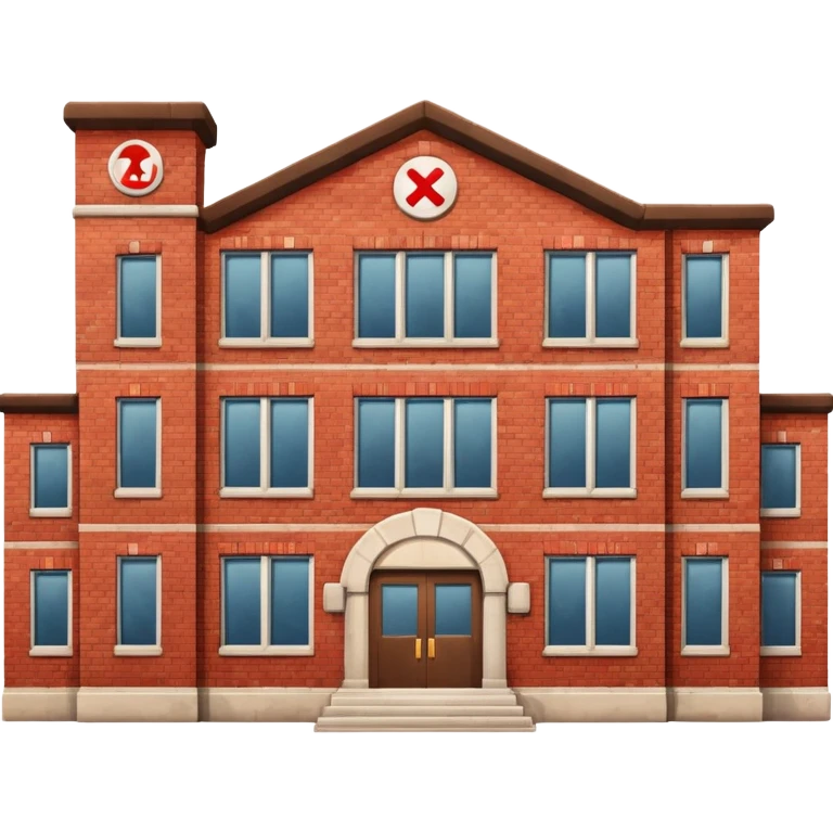 School building emoji