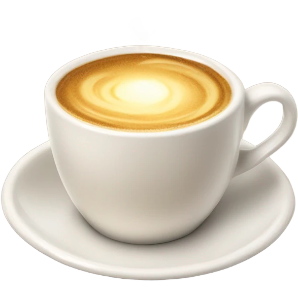 Corazon cafe claro emoji