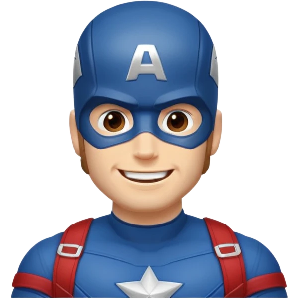 captain america FACE emoji