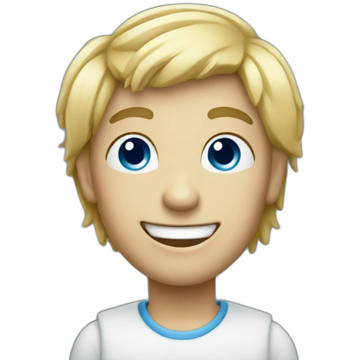 blue smiley emoji