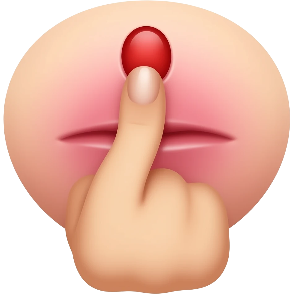 Finger in pussy emoji